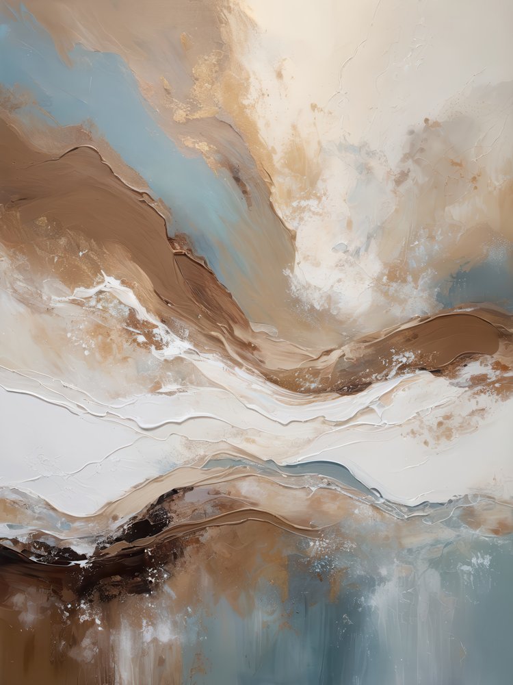 Abstrakter Bergfluss von Alpenglow Workshop
