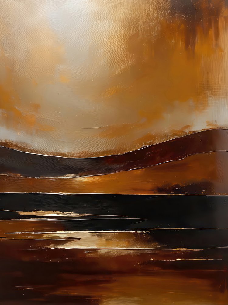 Abstrakte Sonnenuntergangslandschaft von Alpenglow Workshop