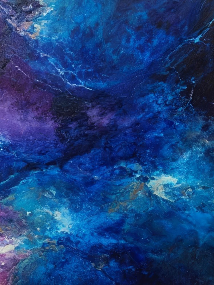Elektrisch Blaue Nebel von Alpenglow Workshop