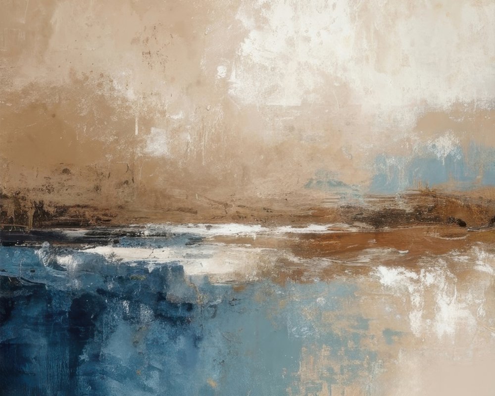Serene abstrakte Landschaft von Alpenglow Workshop