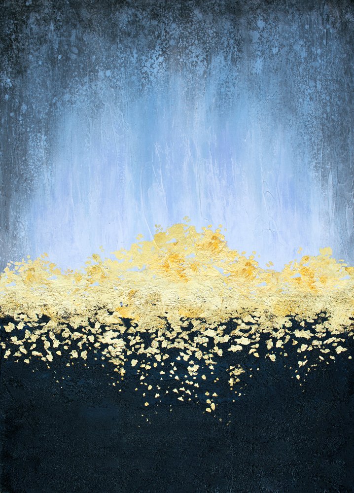 Goldener Horizont Abstrakt von Alyson Storms