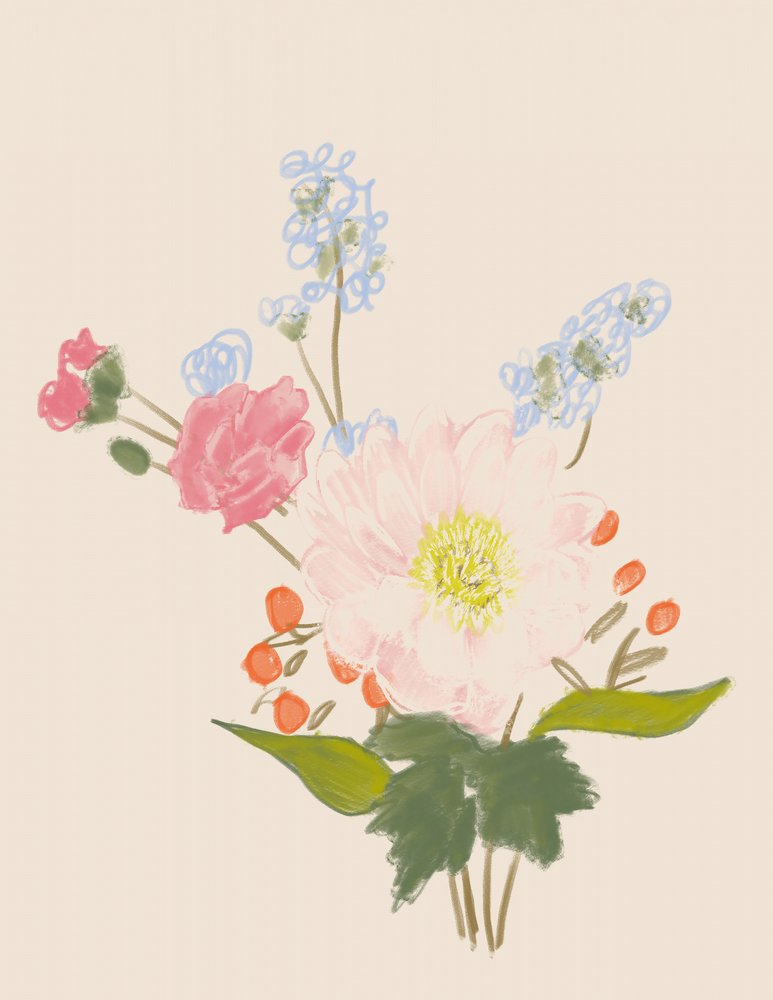 Sanfter Blumenstrauß von Alyssa Hamilton