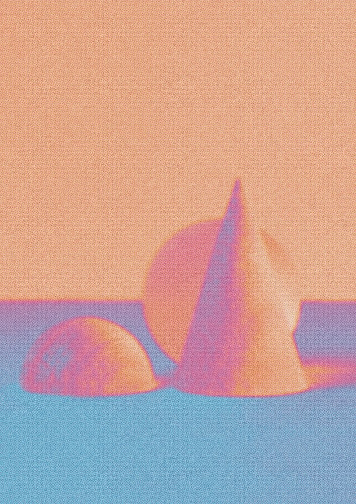 Träumerische geometrische Formen von Amy Louise Baker