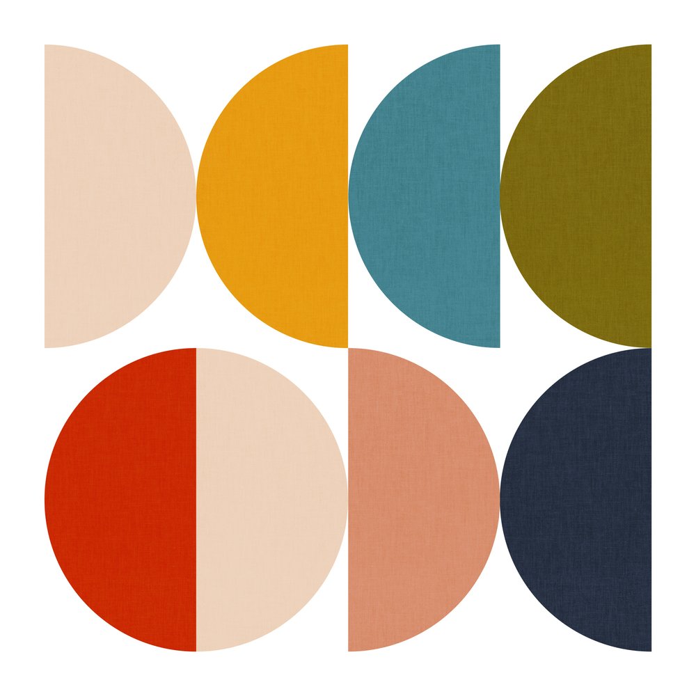 Mid-Century Geometrisches Farbspiel von Ana Rut Bre