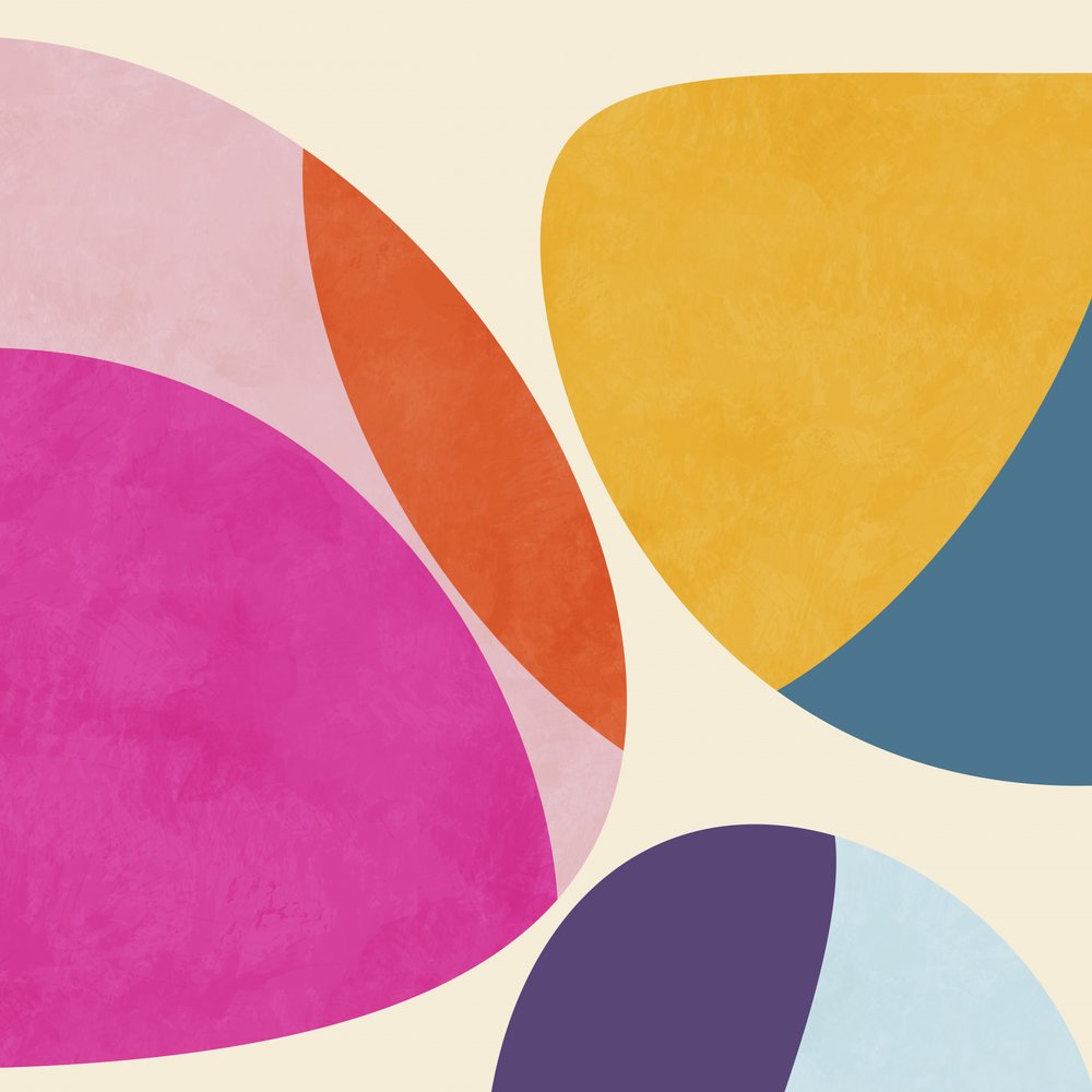 Muster3 Mitte Bunt 3 von Ana Rut Bre