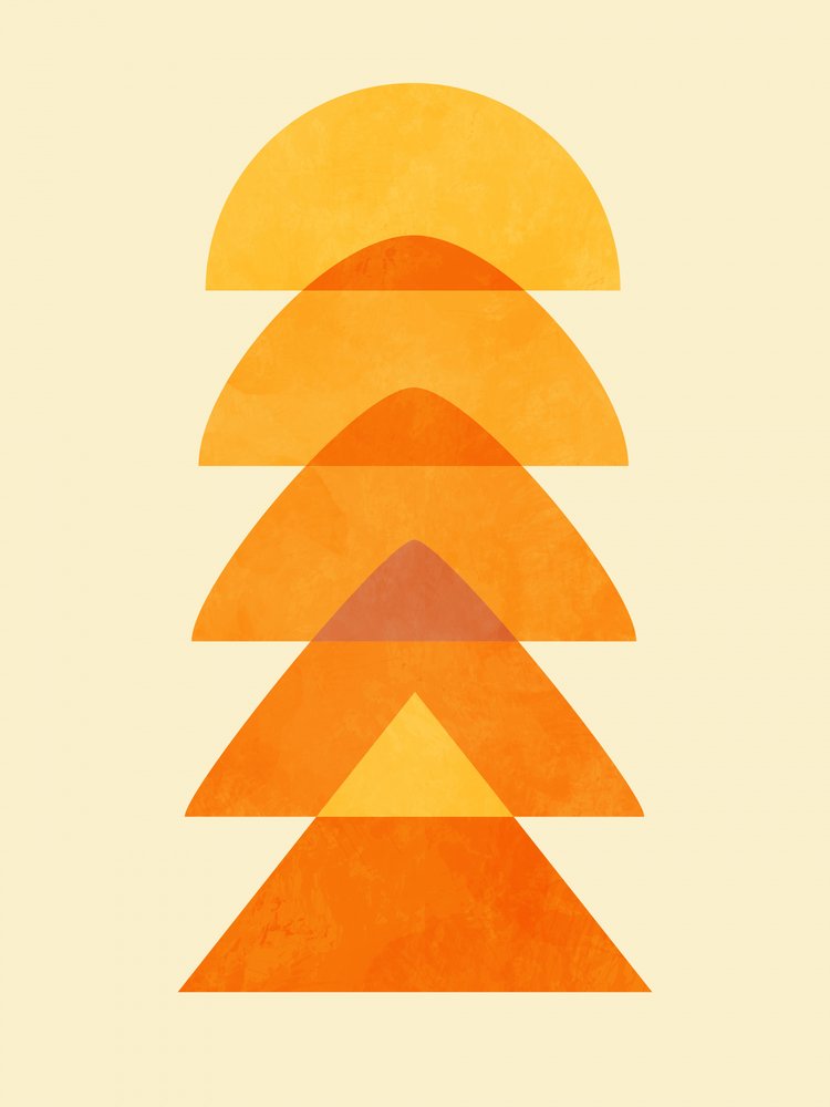 Frühling Mitte Rhapsodie Orange 5 von Ana Rut Bre