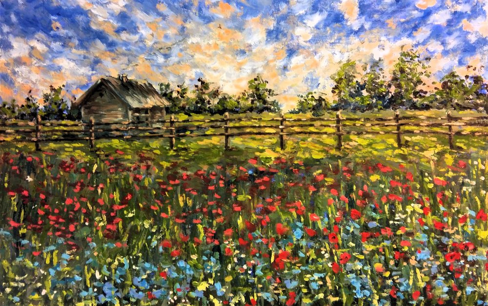 Landschaft auf dem Land von Anda Bieza