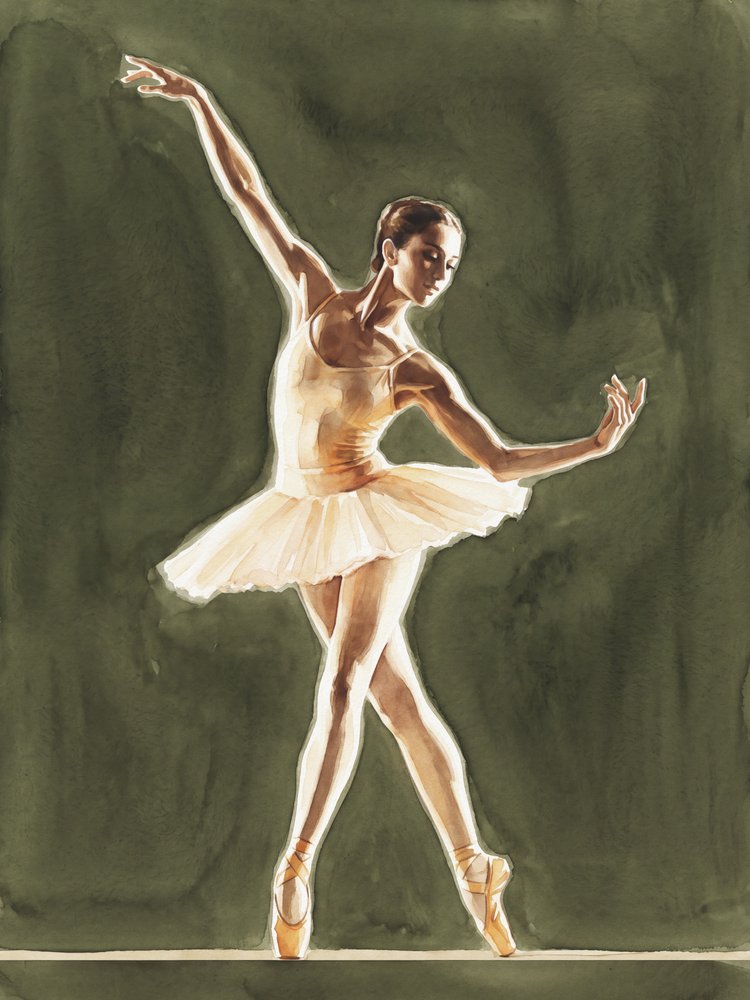 Graziöse Balletttänzerin von Andreas Magnusson