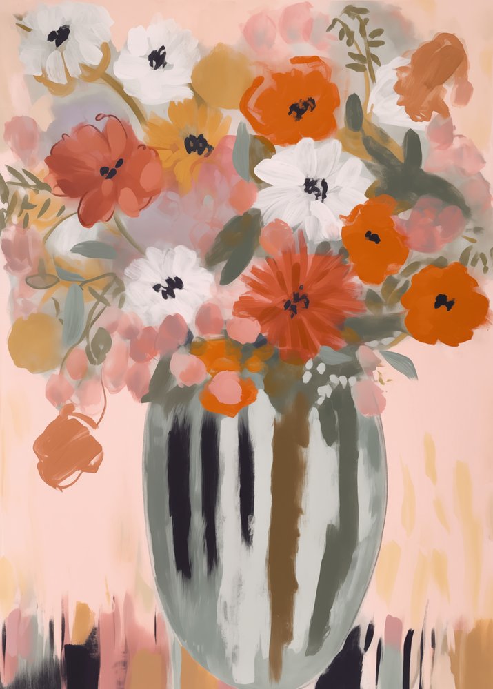 Malerischer Blumenstrauß von Andreas Magnusson