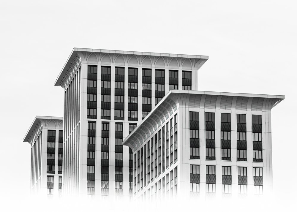 Minimalistische urbane Architektur von Andrey Kotov