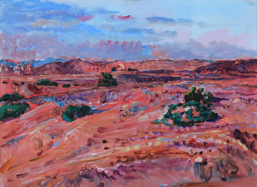Roter Wüstenhorizont von Andrii Kutsachenko
