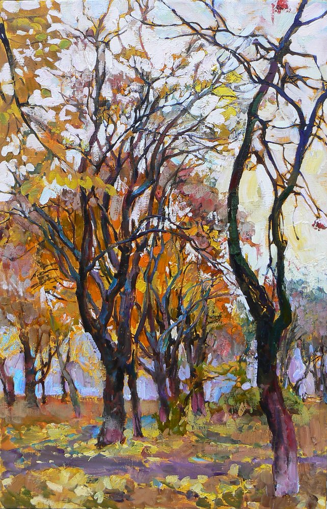 Lebendige Herbstwälder von Andrii Kutsachenko