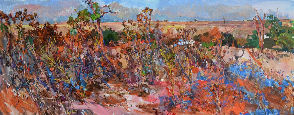 Lebhafte Wüstenlandschaft von Andrii Kutsachenko