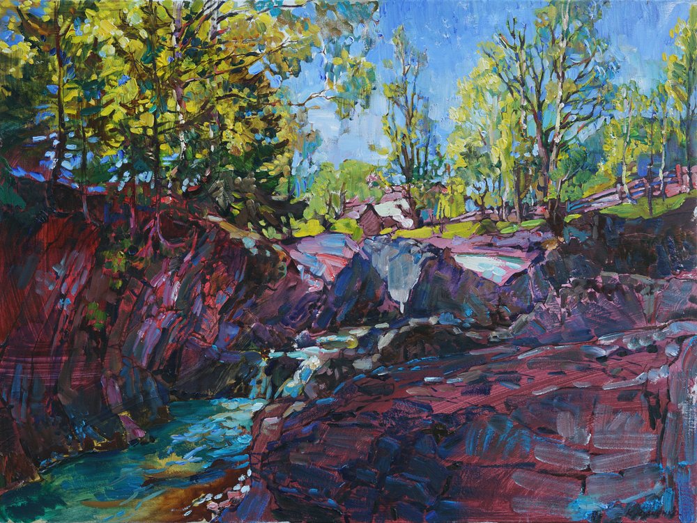Lebendige Flussschlucht von Andrii Kutsachenko