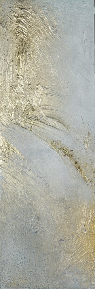 Metallische Goldstriche von Anete Purina-Purite