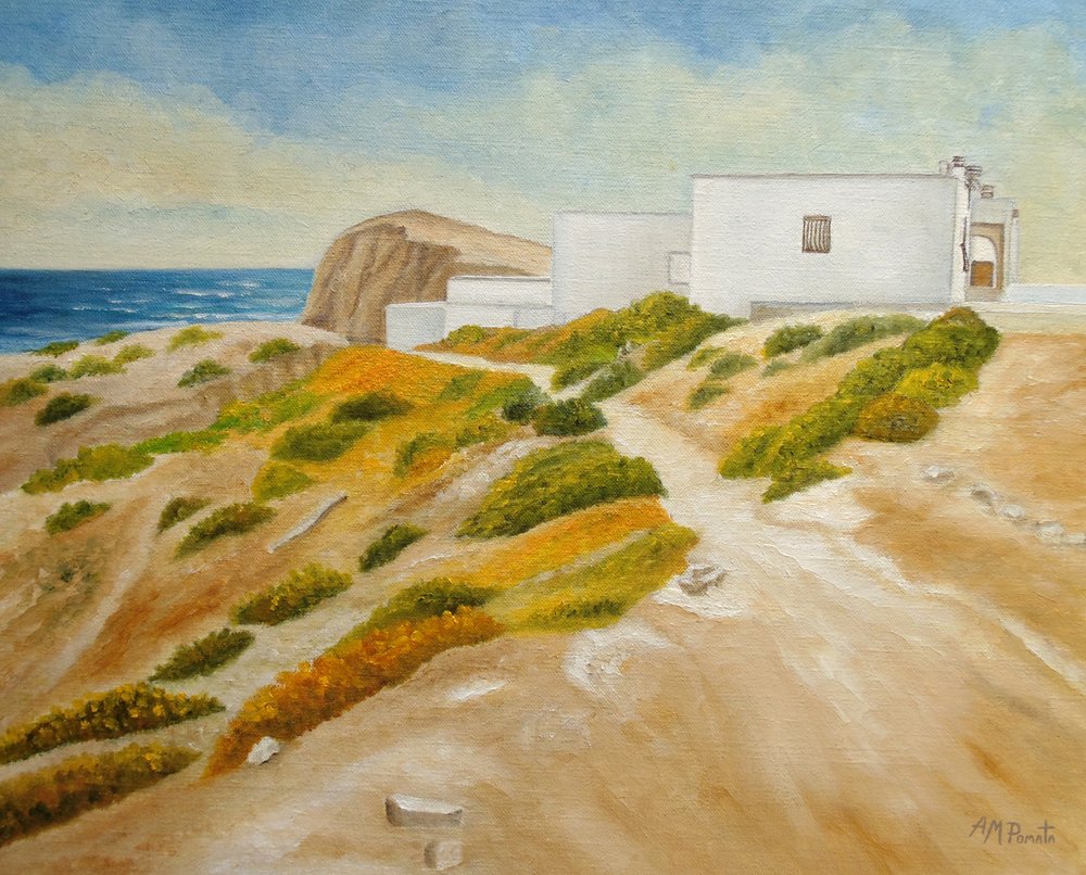 Mittelmeer Küstenlandschaft von Angeles M. Pomata