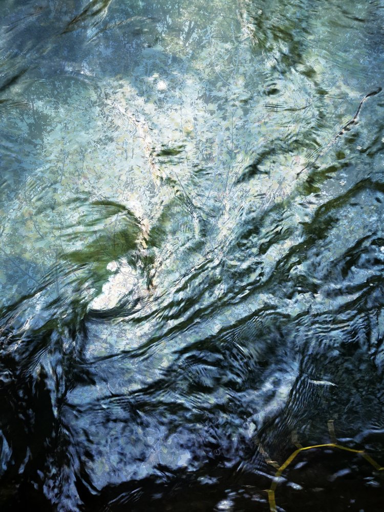 Aqua fließende Wellen von Angelo Cerantola