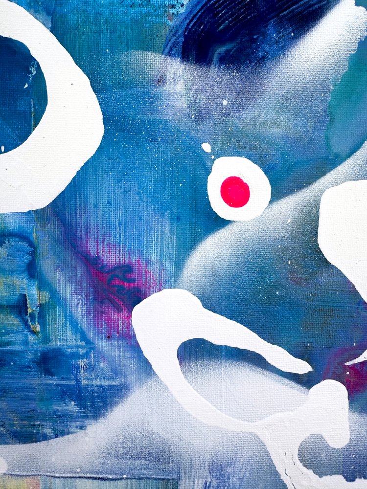 Lebendige blaue Formen von Anna Viklund