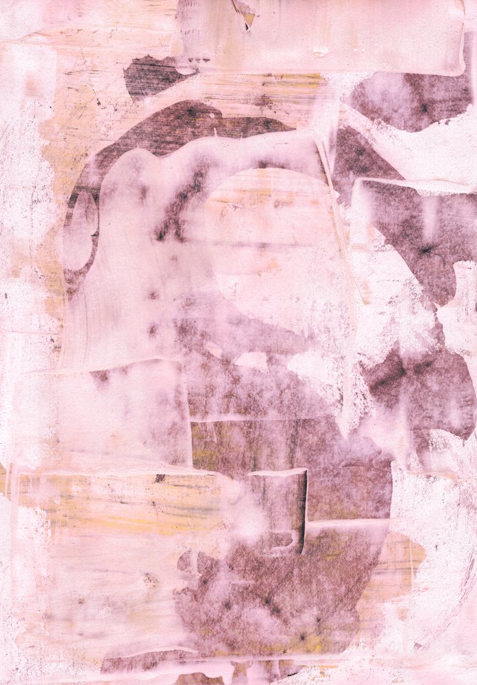 Weiches Rosa Abstrakt von Annick
