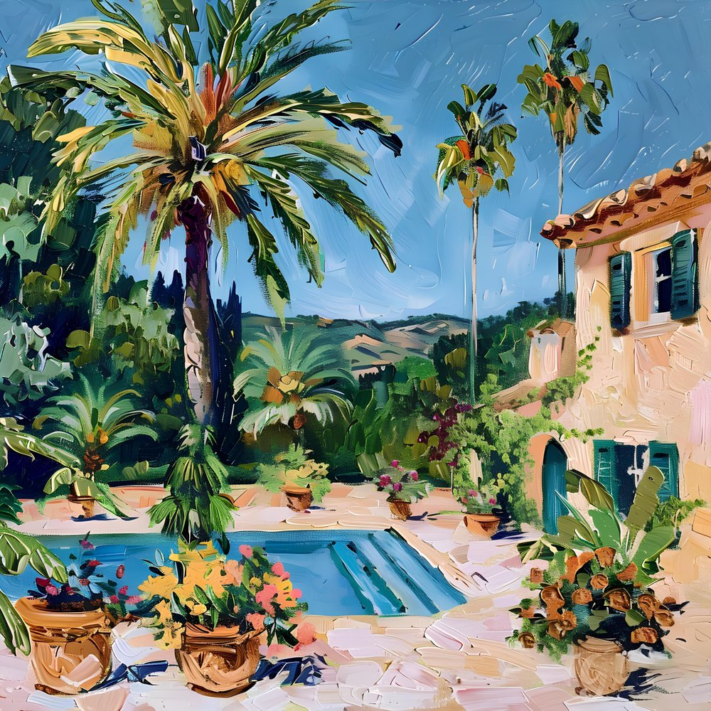 Mittelmeer Poolvilla von Avanesova Elena
