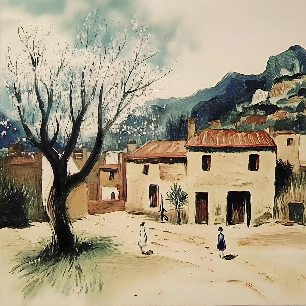 Frühlingsdorfweg von Avanesova Elena