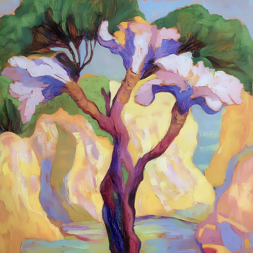 Lebendiger abstrakter Baum von Avanesova Elena