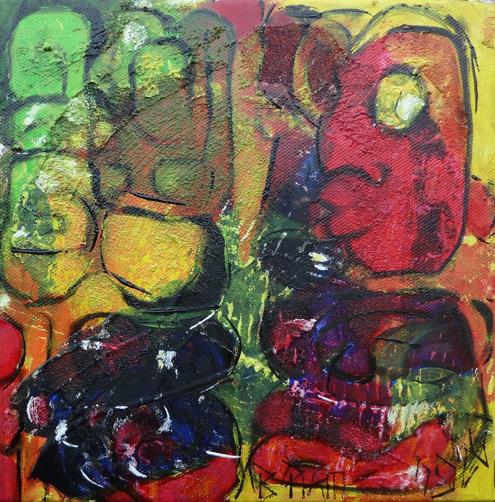 Bunte Abstrakte Figuren von Barbara Piatti