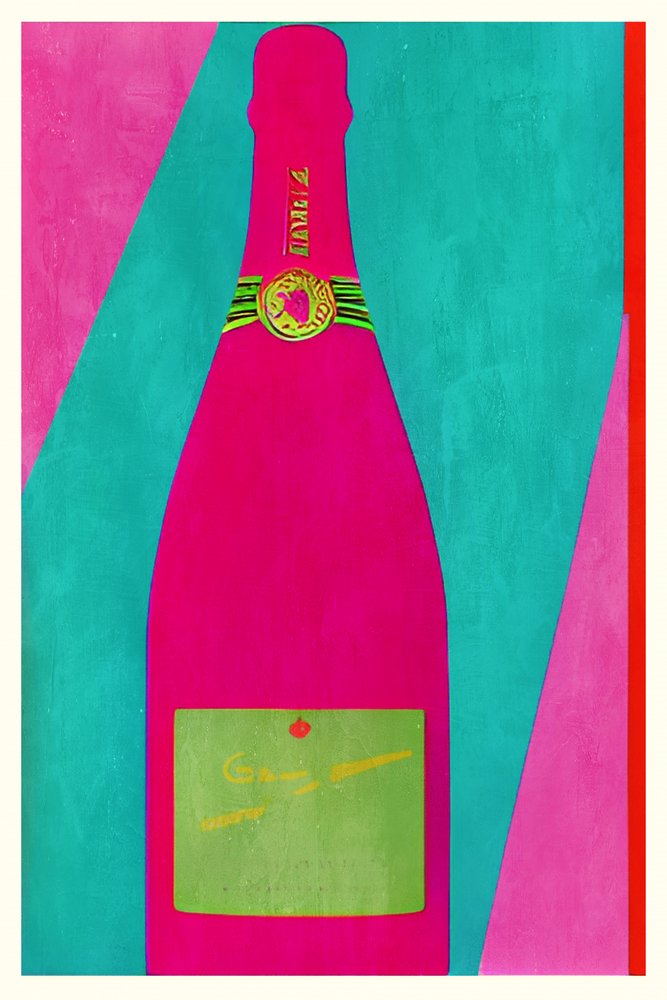 Rosa Champagnerfeier von Bo Anderson