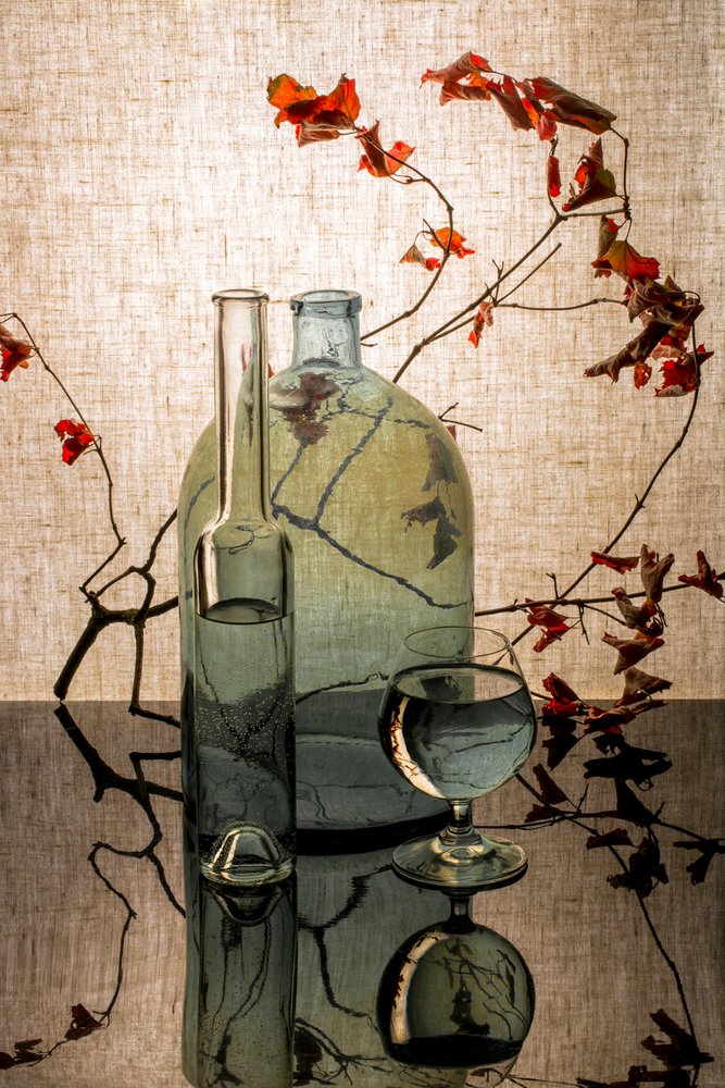 Herbstglas Stillleben von Brig Barkow