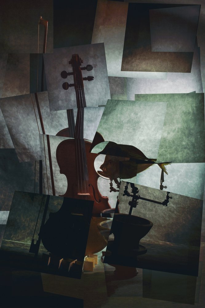 Stimmungsvolles Violine Stillleben von Brig Barkow