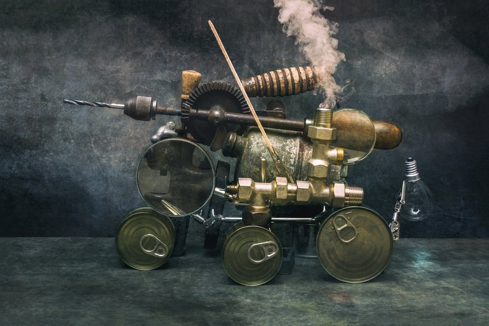 Steampunk-Erfindung von Brig Barkow