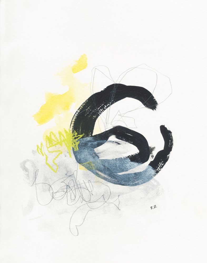 Dynamischer Abstrakter Wirbel von Bronwyn Baker