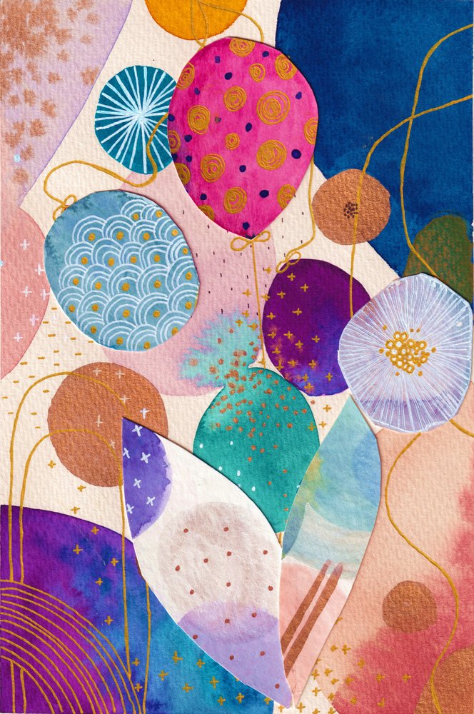 Lebendige Festliche Ballons von Camille Contini