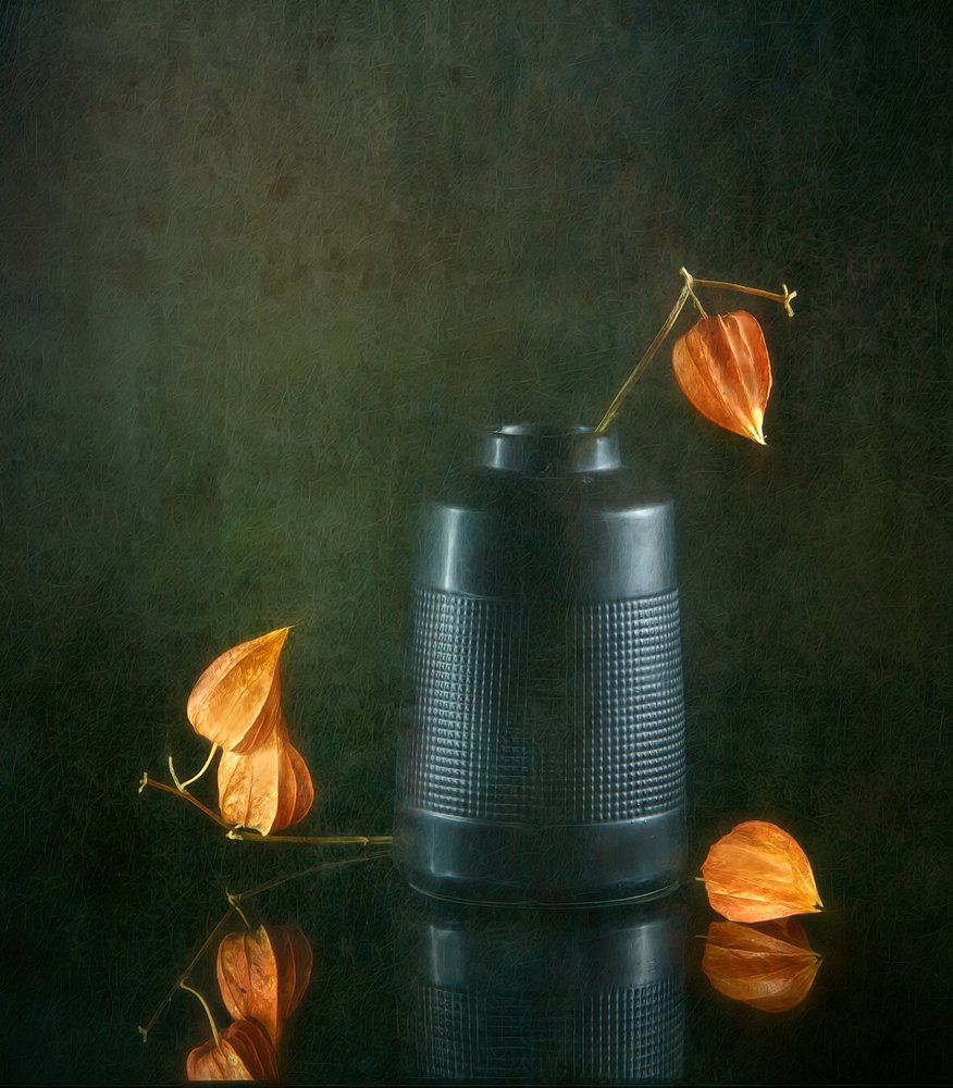 Herbstlaternen und Vase von Catherine Wang