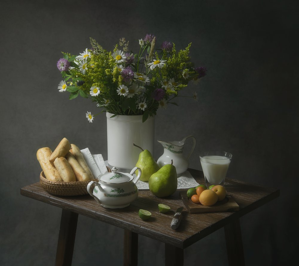 Rustikales Sommer Stillleben von Catherine Wang