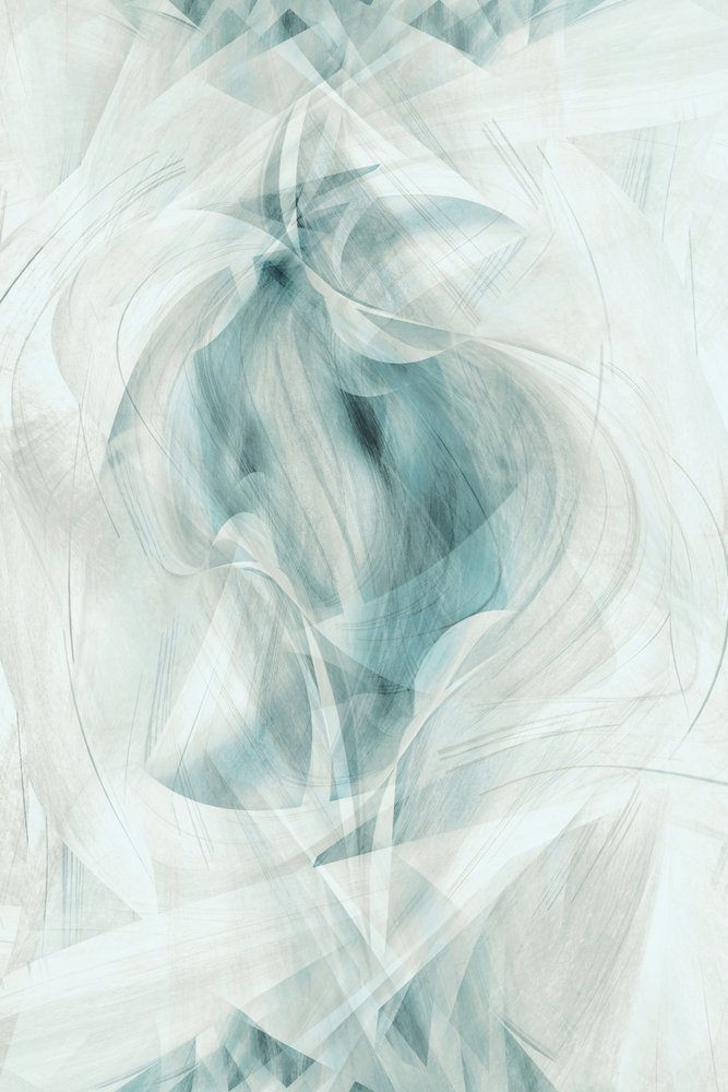 Ätherischer Aqua-Wirbel von Christina Sillen