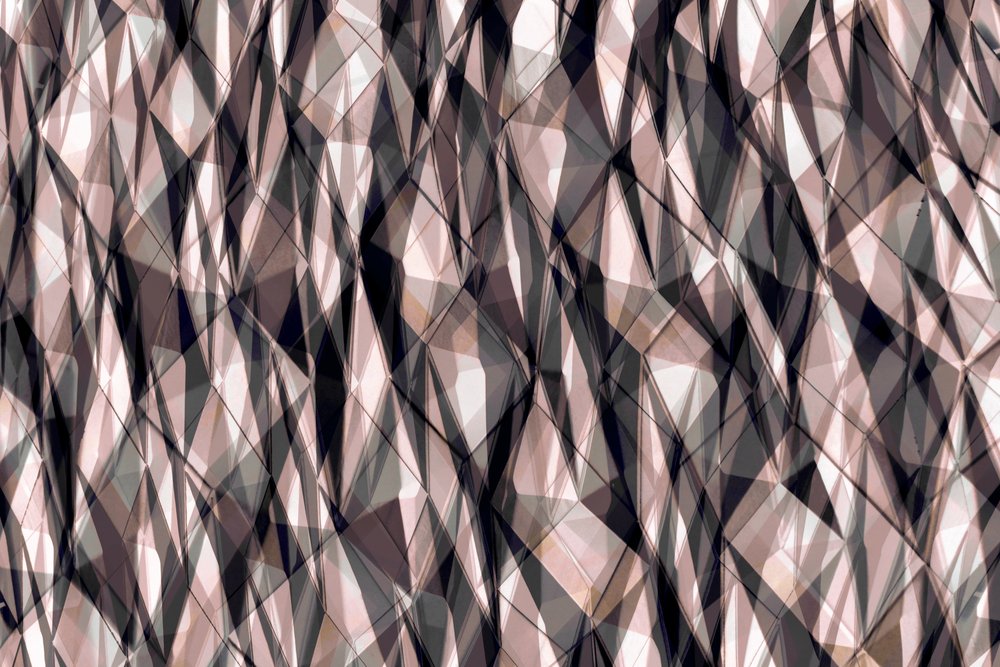 Facettierte Geometrische Schichten von Christina Sillen