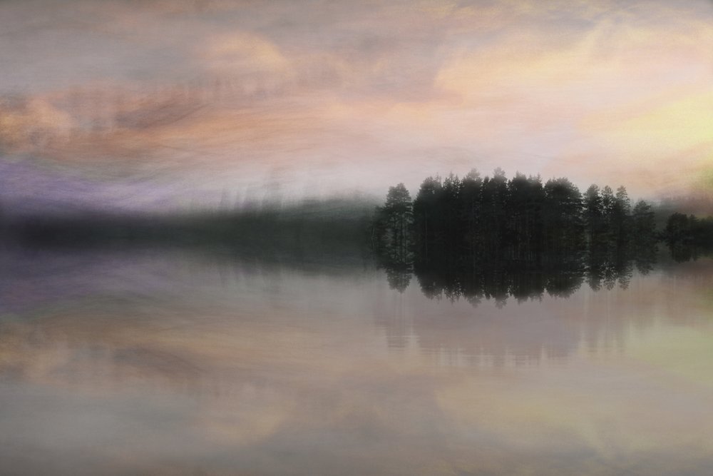 Nebliger Seehorizont von Christina Sillen