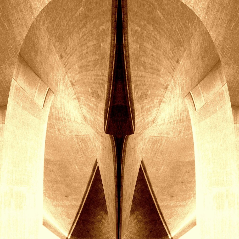 Sepia architektonische Symmetrie von Christina Sillen