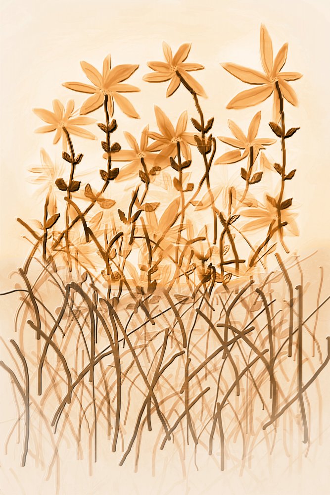 Warme Sepia-Botanik von Christina Sillen