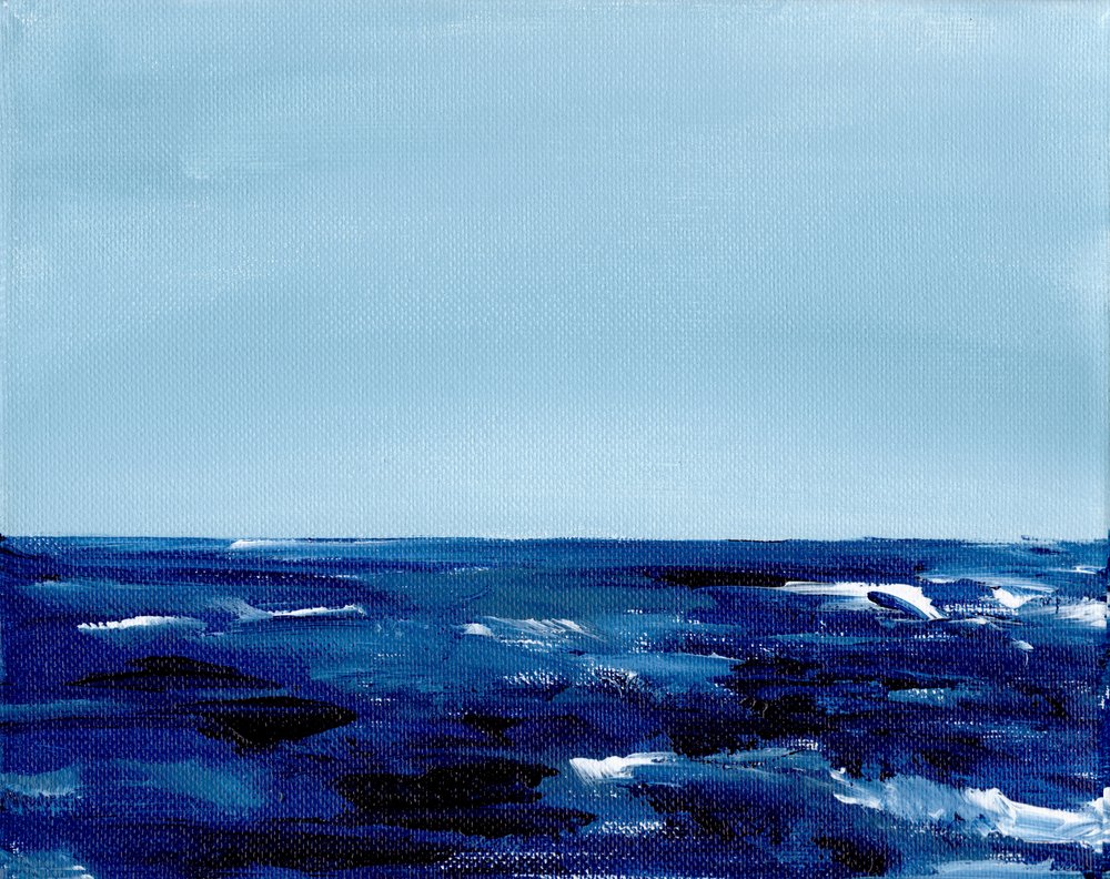 Tiefblauer Horizont von Christine Lindstrom