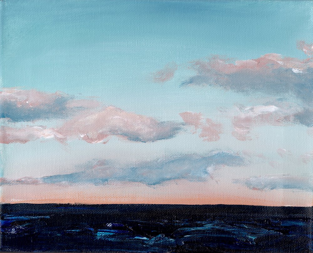 Pastell Ozeanhorizont von Christine Lindstrom