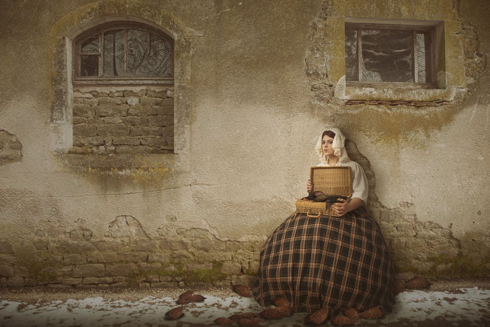 Melancholischer Vintage-Reisender von Christine von Diepenbroek