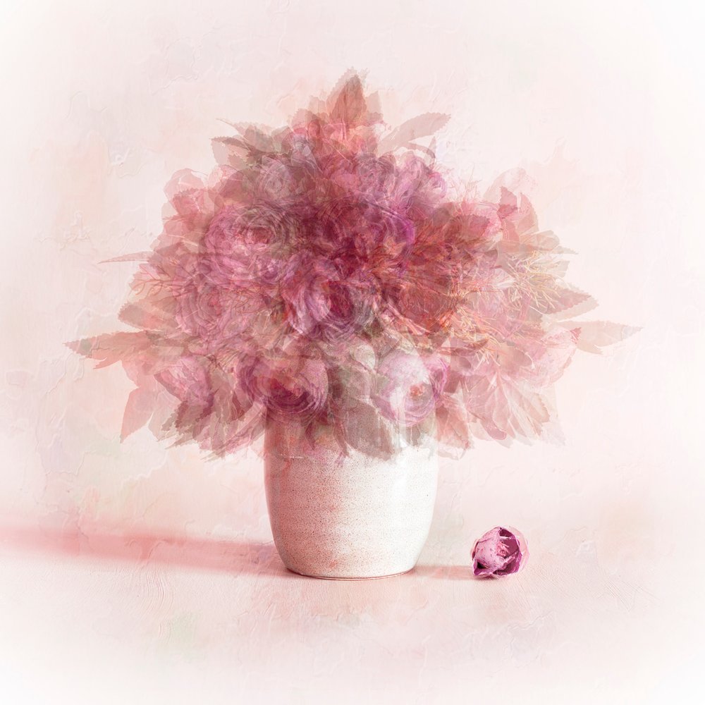 Träumende rosa Blumen von Cicek Kiral