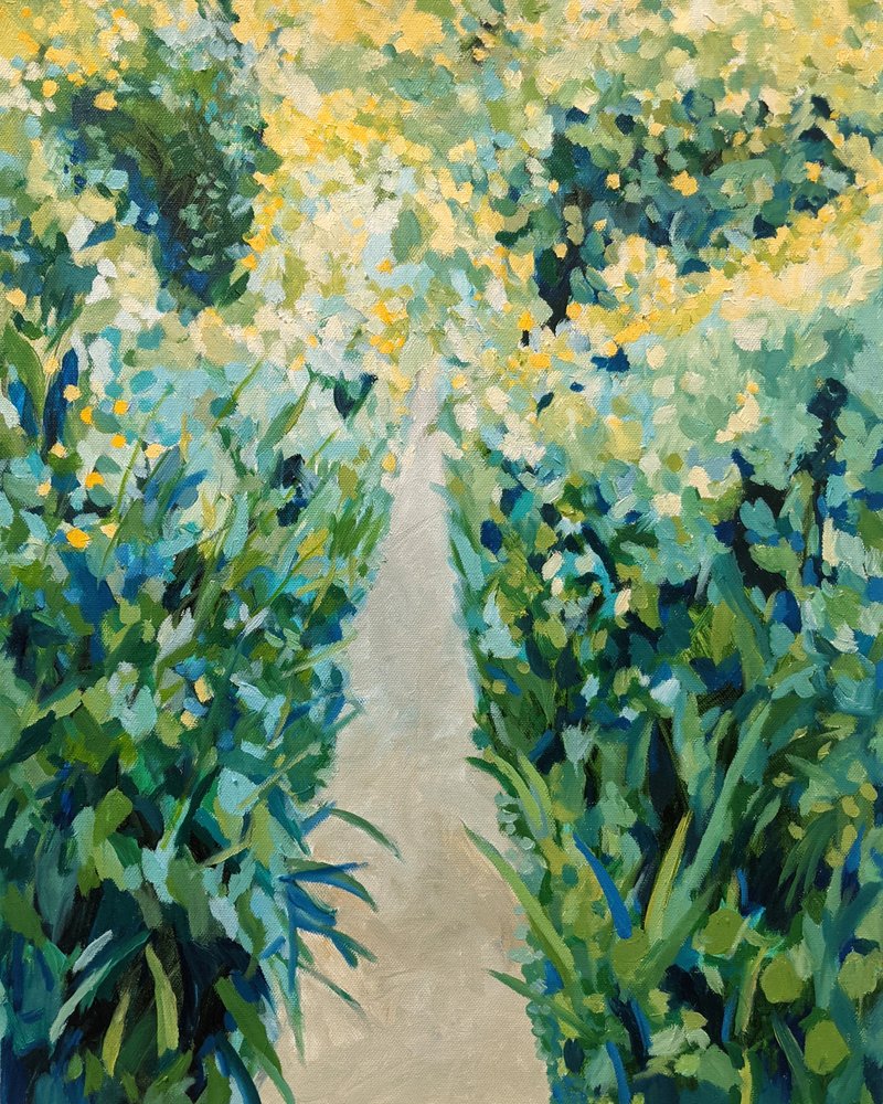 Lebendiger Gartenweg von Claire Whitehead