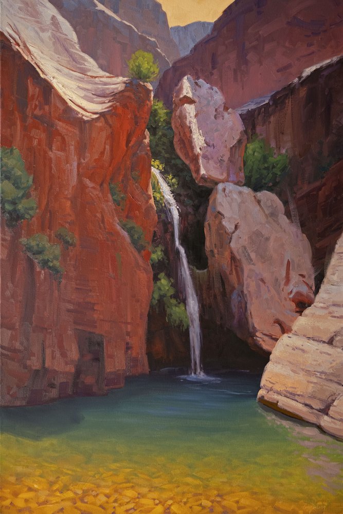 Verborgener Wüstenwasserfall von Cody DeLong