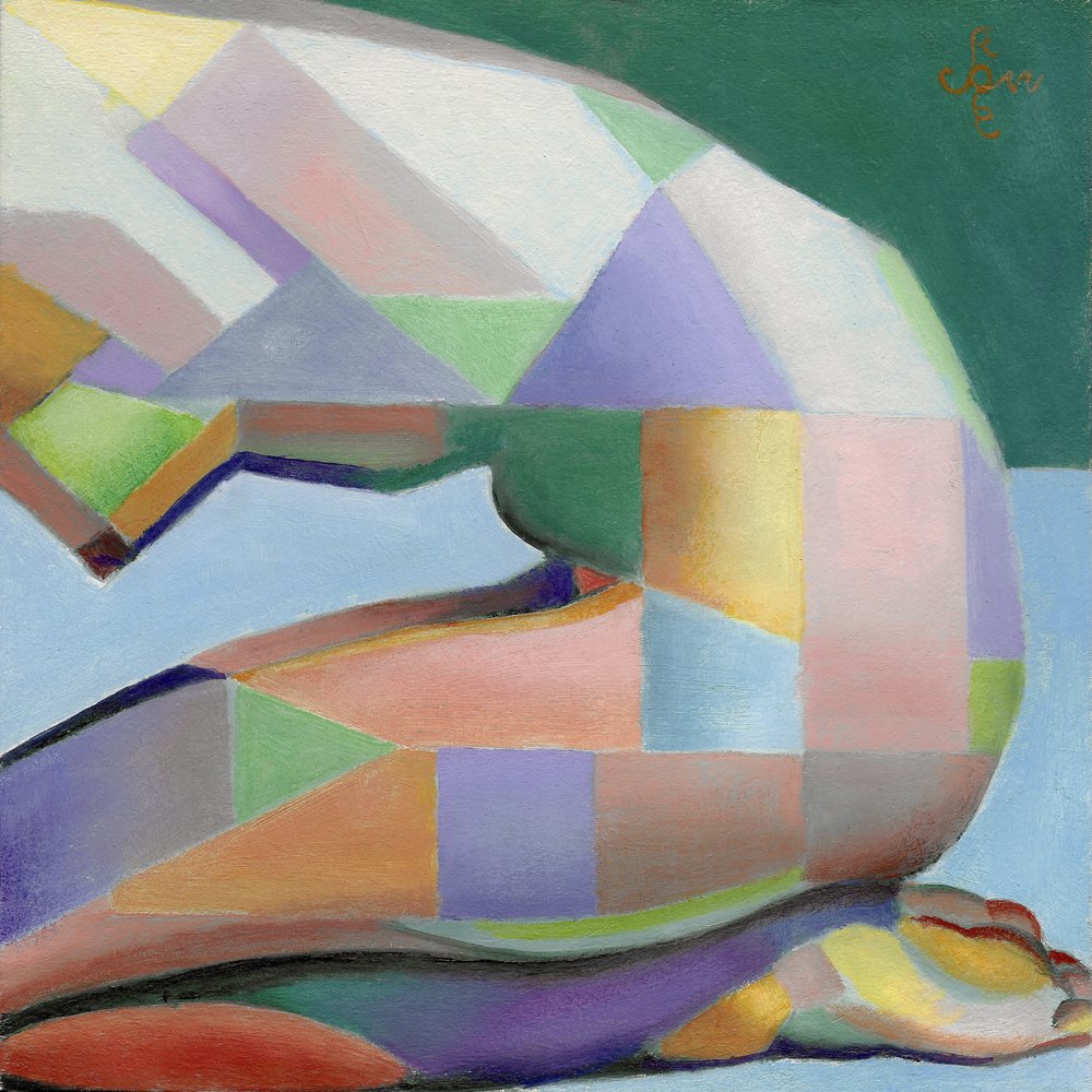 Bunte Geometrische Figur von Corné Akkers