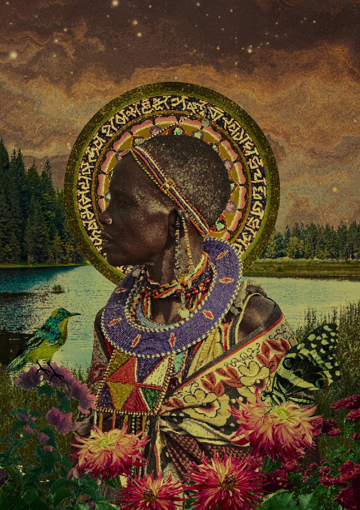 Afrikanische Frau Naturgeist von CosmoZach