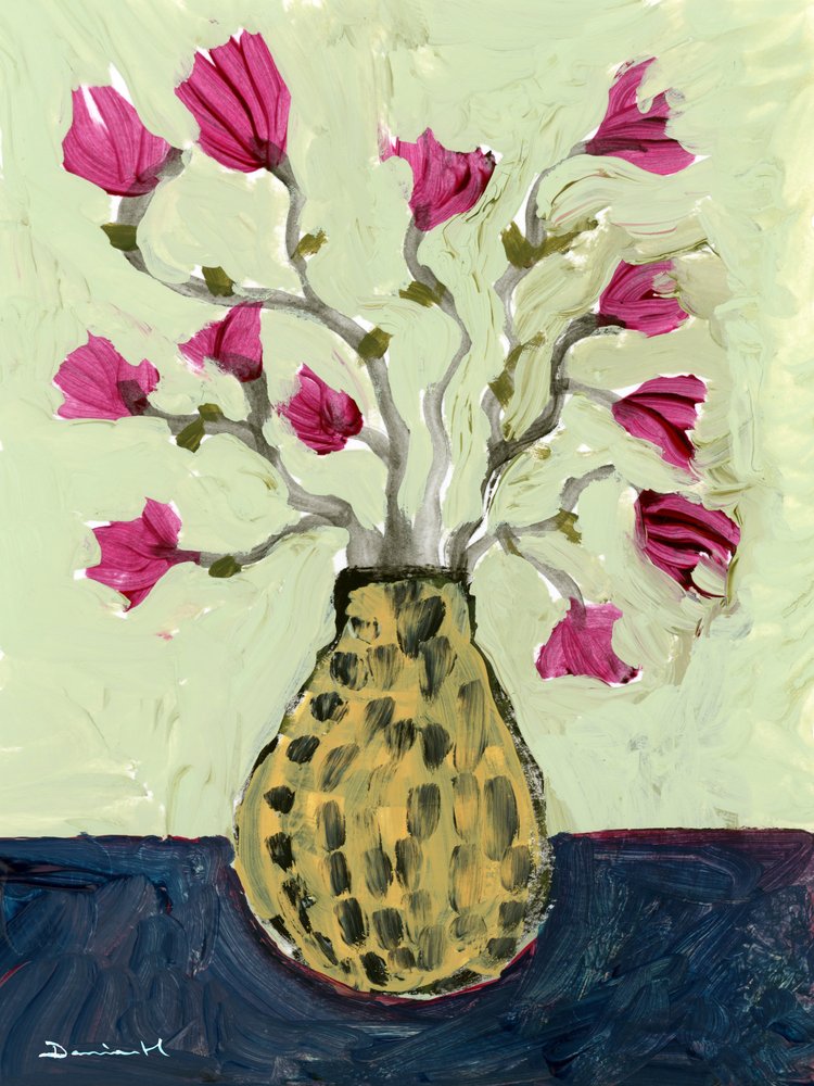 Blumenvase von Dan Hobday