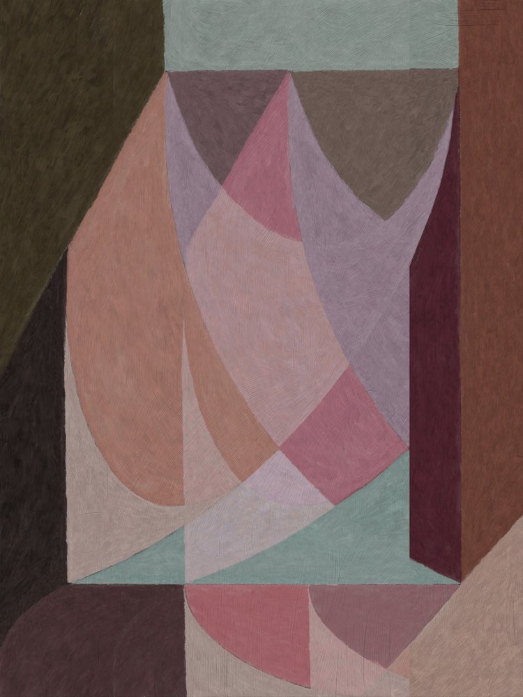 Sanftes Geometrisches Design von Dan Hobday